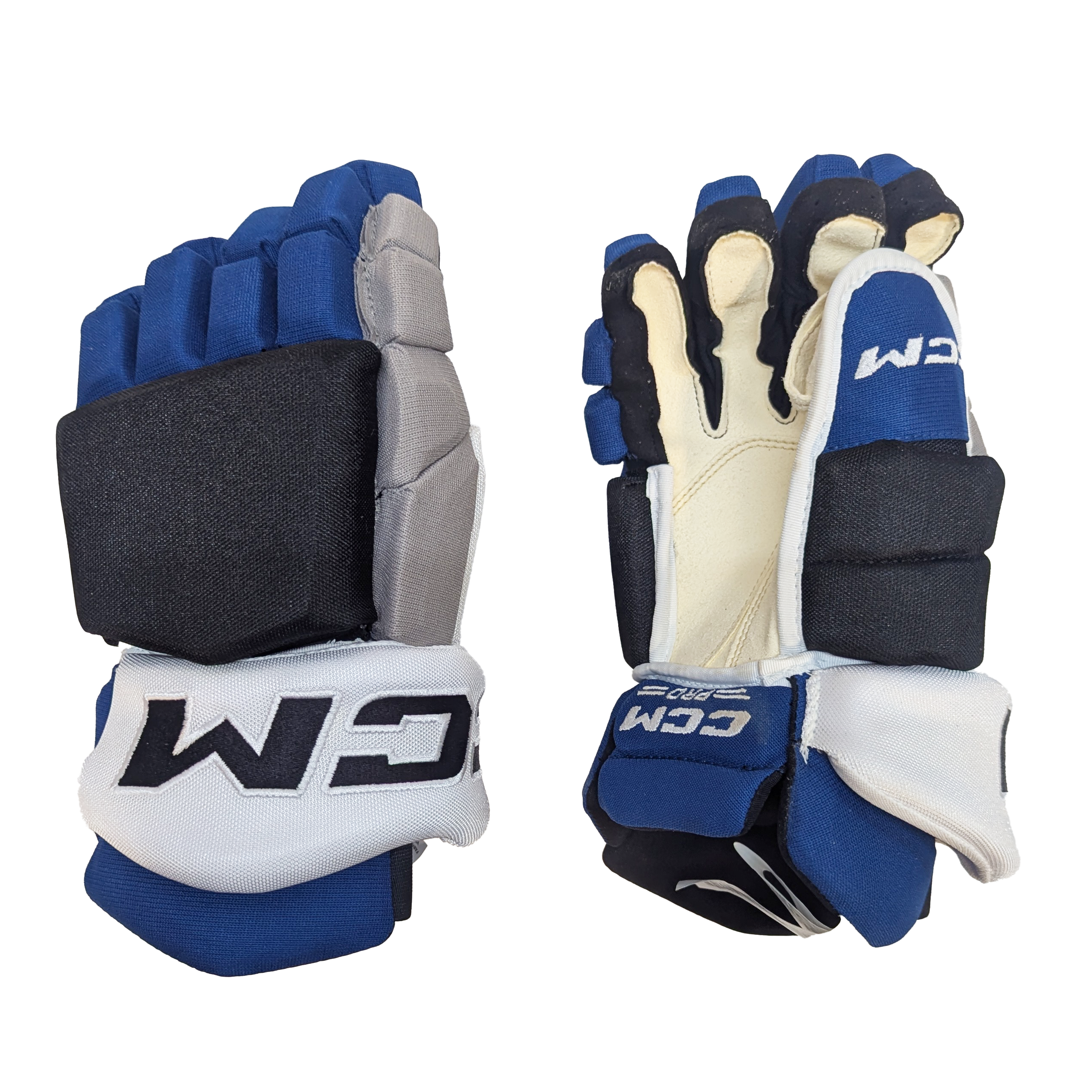 CCM HGTKPP - NHL Pro Stock Glove - Tampa Bay Lightning Alternate (Blue/Black/White)